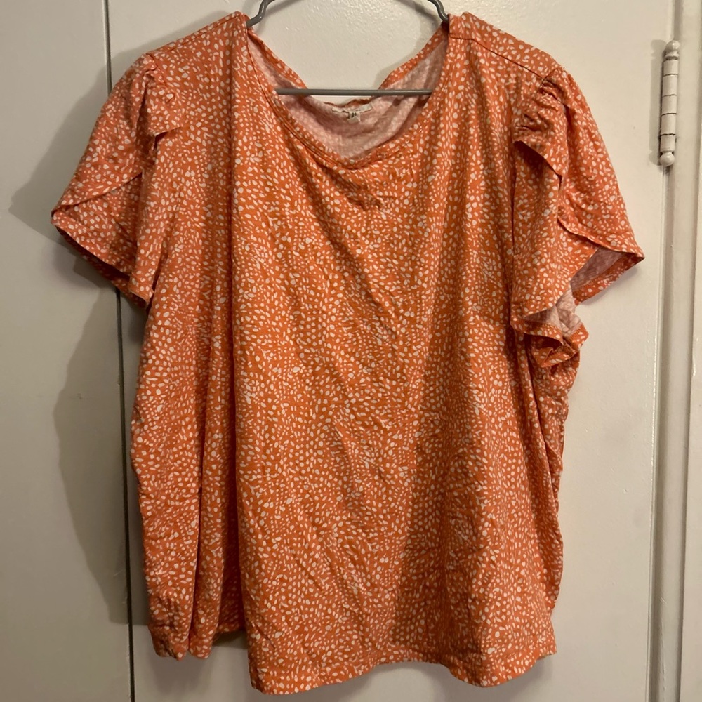 Maurice’s Peach Printed Tee Shirt